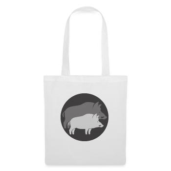 Hunting hunting hunter wild boars cool gift - Tote Bag - white - Front
