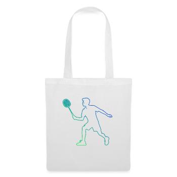 Joueurs de badminton Badminton femmes Badminton - Sac en tissu - blanc - Devant