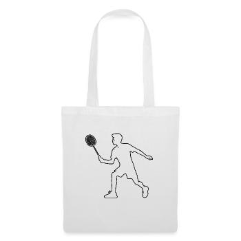 Squash Badminton Badminton Femmes Badminton Joueuses de badminton - Sac en tissu - blanc - Devant