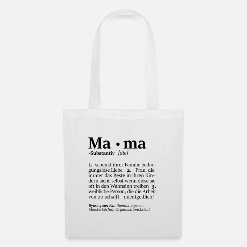Mama Muttertag Beste Mama Weltbeste Mutter - Stoffbeutel - Weiß