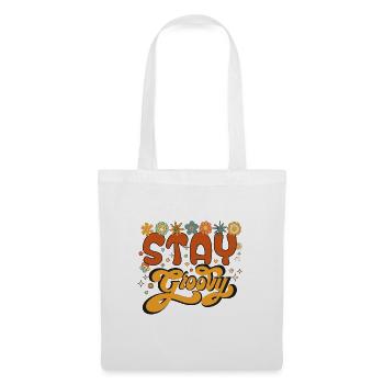 Retro stay groovy, Cute halloween , Thanksgiving - Tote Bag - white - Front