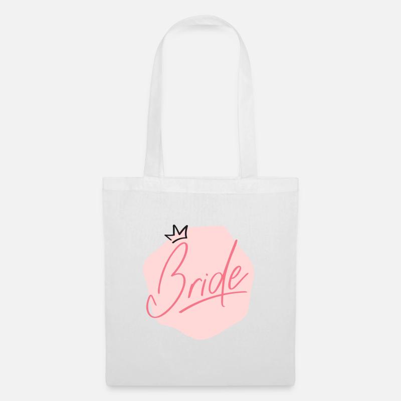 Bride Wedding - Tote Bag - white