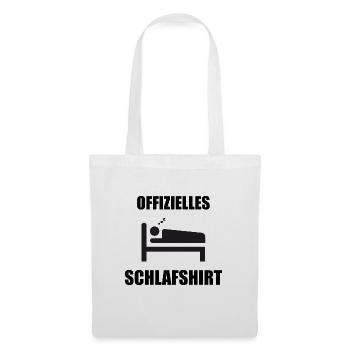 Offizielles Schlafshirt - Stoffbeutel - Weiß - Vorne