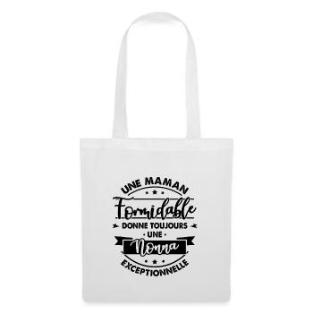 Maman formidable donne Nonna Exceptionnelle - Sac en tissu - blanc - Devant