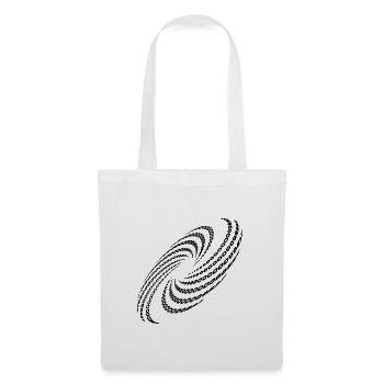 Twisted Spiral Planet Whirlpool Formation - Tote Bag - white - Front