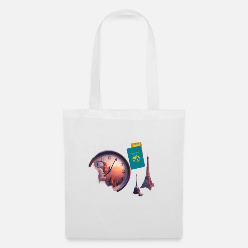 Time for change - Tote Bag - white