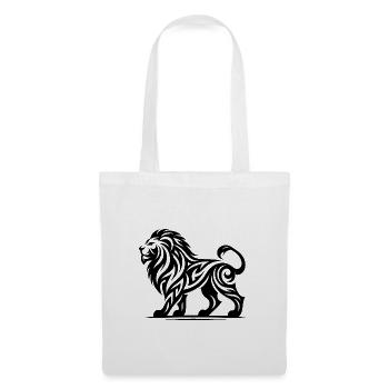 Elegant Proud Tribal Tattoo Lion - Tote Bag - white - Front