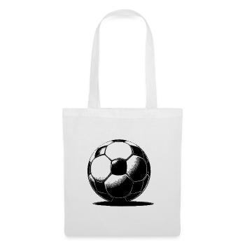Soccer ball with shadow - Tote Bag - white - Front