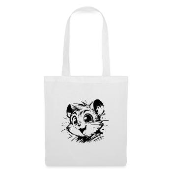 Cheerful Children Hamster Drawing - Tote Bag - white - Front