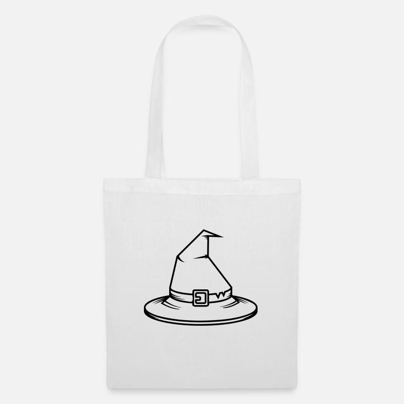 Magic hat witch - Tote Bag - white