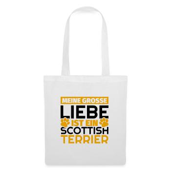 Scottish Terrier Geschenke lustig - Stoffbeutel - Weiß - Vorne