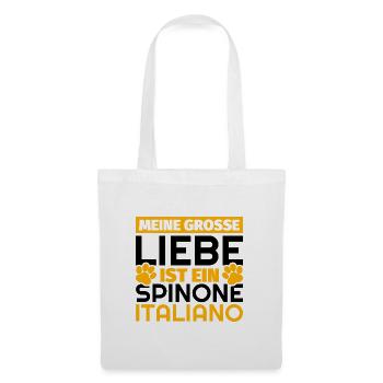 Spinone Italiano Geschenke lustig - Stoffbeutel - Weiß - Vorne