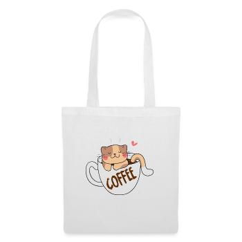 Café Ocelot - Sac en tissu - blanc - Devant