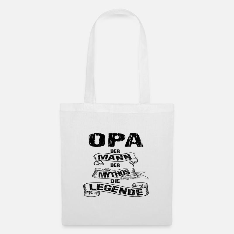 Opa - Stoffbeutel - Weiß