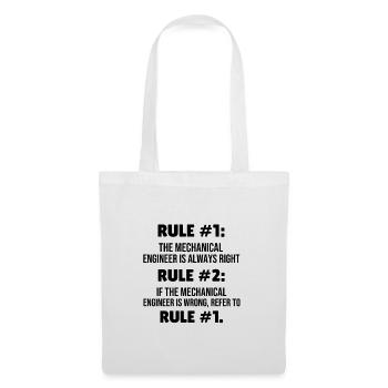 Mechanical Engineer Gift Mechanical Engineering Student - Tote Bag - white - Front