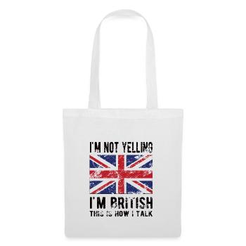 Brite Großbritannien Herkunft Britische Flagge - Stoffbeutel - Weiß - Vorne