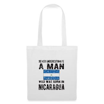 Proud Nicaraguan Flag Nicaragua Origin - Tote Bag - white - Front