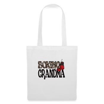 Boxoma Coffret Cadeau Grand-mère Fière Boxer Grand-mère - Sac en tissu - blanc - Devant