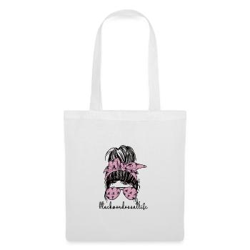 Taekwondo Tante Fière Taekwondo Tante Cadeau - Sac en tissu - blanc - Devant