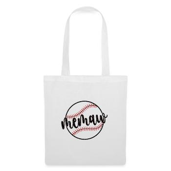 Memaw Grandma Of a Baseball Player Baseball Memaw - Tote Bag - white - Front