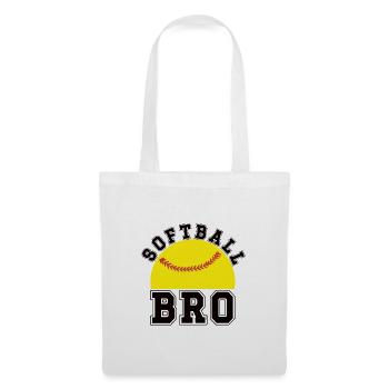 Fier frère de softball d’un frère joueur de softball - Sac en tissu - blanc - Devant