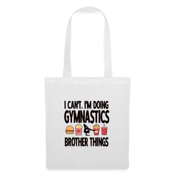Drôle de gymnastique Frère d’un frère gymnaste - Sac en tissu - blanc - Devant