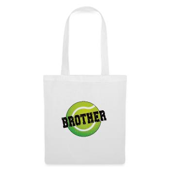 Fier frère de tennis du joueur de tennis frère - Sac en tissu - blanc - Devant