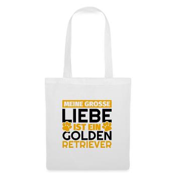 Golden Retriever Geschenke lustig - Stoffbeutel - Weiß - Vorne