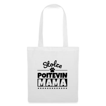Stolze Poitevin Mama - Stoffbeutel - Weiß - Vorne
