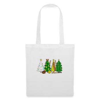 Softball Christmas Softball Player Xmas Party Gift - Stoffbeutel - Weiß - Vorne