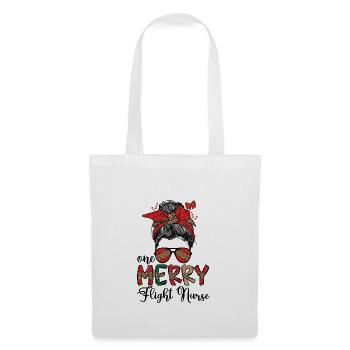 Flight Nurse Christmas RN Flight Nursing Xmas Gift - Tote Bag - white - Front
