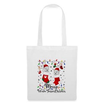 Westie Christmas Golden Dog Gift - Tote Bag - white - Front