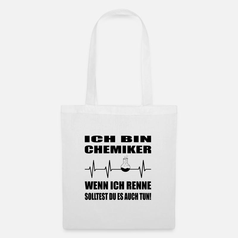 Chemie - Stoffbeutel - Weiß