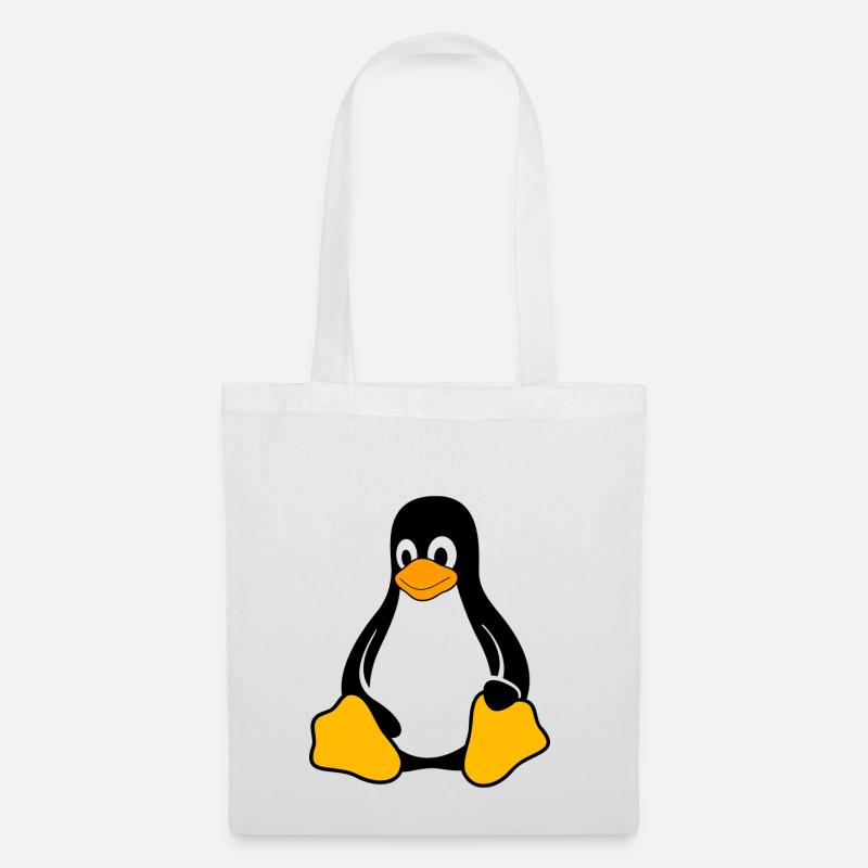 Pinguin - Stoffbeutel - Weiß