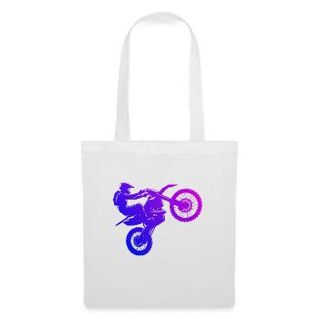 Motocross Dirt Bike Dirt Biker Women's Freestyle Moto - Tote Bag - white - Front