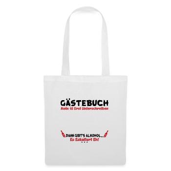 Mein 18.Geburstag erst Unterschreiben Party - Stoffbeutel - Weiß - Vorne