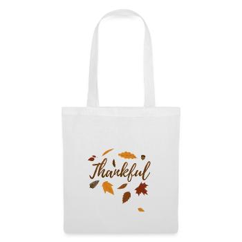 Thankful Autumn Thanksgiving Day Gift Fall Love - Tote Bag - white - Front