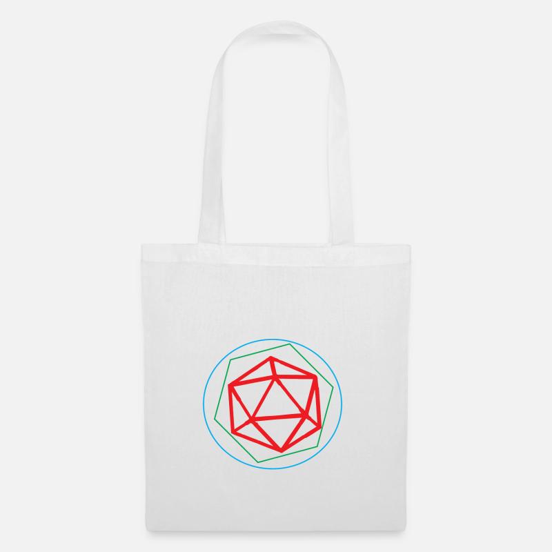 D20 Dice Evolution RPG Game Gift - Tote Bag - white
