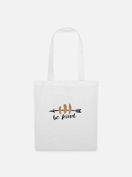 be kind gift - Stoffbeutel - Weiß