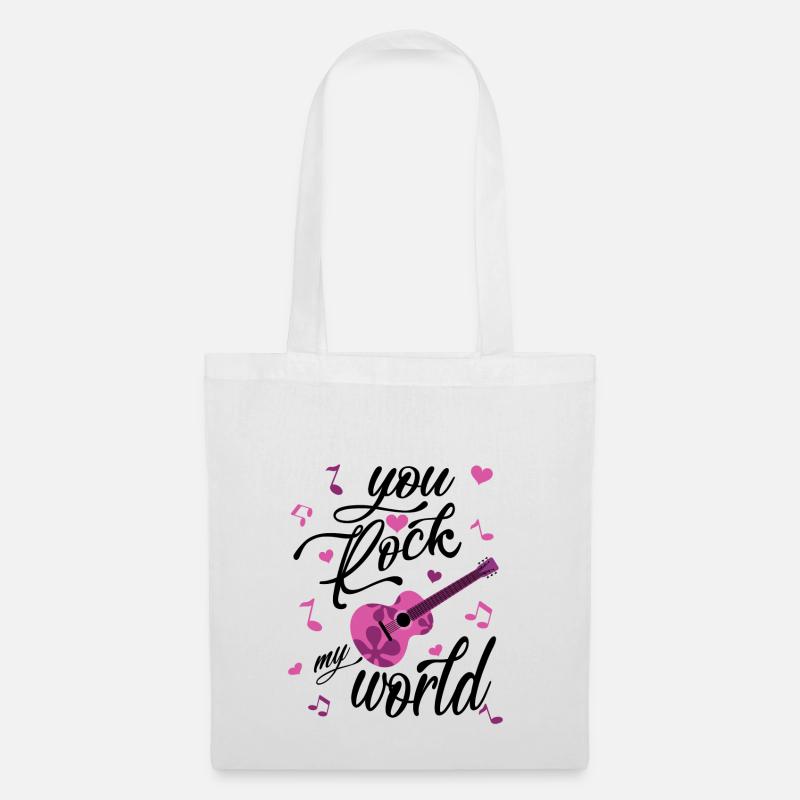 You Rock My World - Stoffbeutel - Weiß