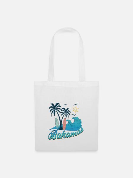 Bahamas vacances plage soleil - Sac en tissu - blanc