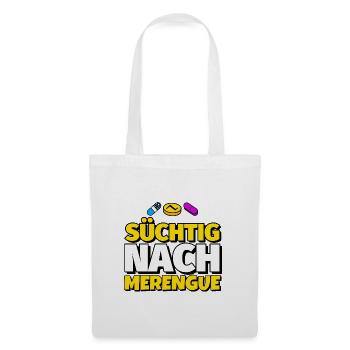 Merengue Tanz lustig Geschenk - Stoffbeutel - Weiß - Vorne
