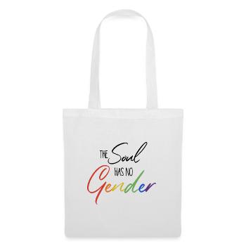 The soul has no gender - LGBTIQ Gay Pride Queer - Stoffbeutel - Weiß - Vorne