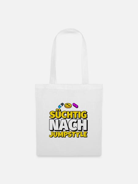 Jumpstyle Tanz lustig Geschenk - Stoffbeutel - Weiß