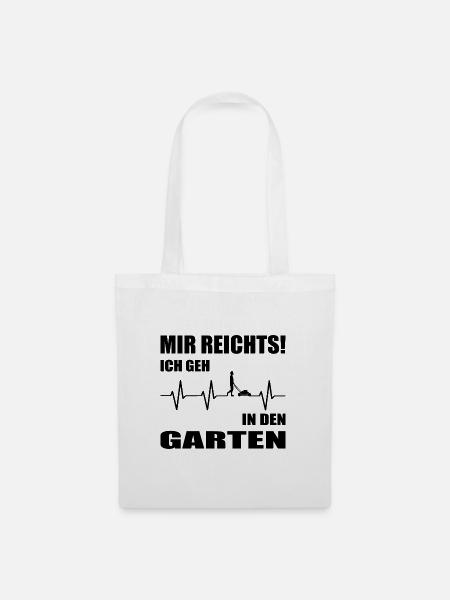 Garten - Stoffbeutel - Weiß