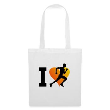 Cross Country Running Femmes Jogging Jogging Jogging - Sac en tissu - blanc - Devant
