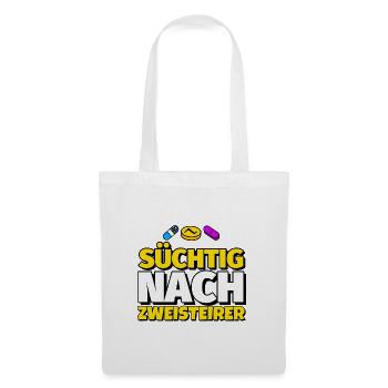 Zweisteirer Tanz lustig Geschenk - Stoffbeutel - Weiß - Vorne