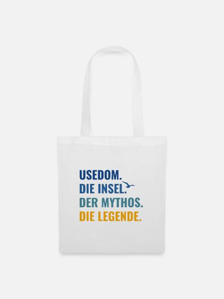 Usedom. Die Insel. Der Mythos. Die Legende Ostsee - Stoffbeutel - Weiß