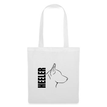 Profil de talonneur Bouvier Chien Chiens Chien Wilsigns - Sac en tissu - blanc - Devant