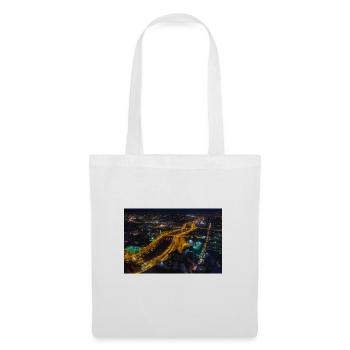 Ho Minh par nuit - Sac en tissu - blanc - Devant